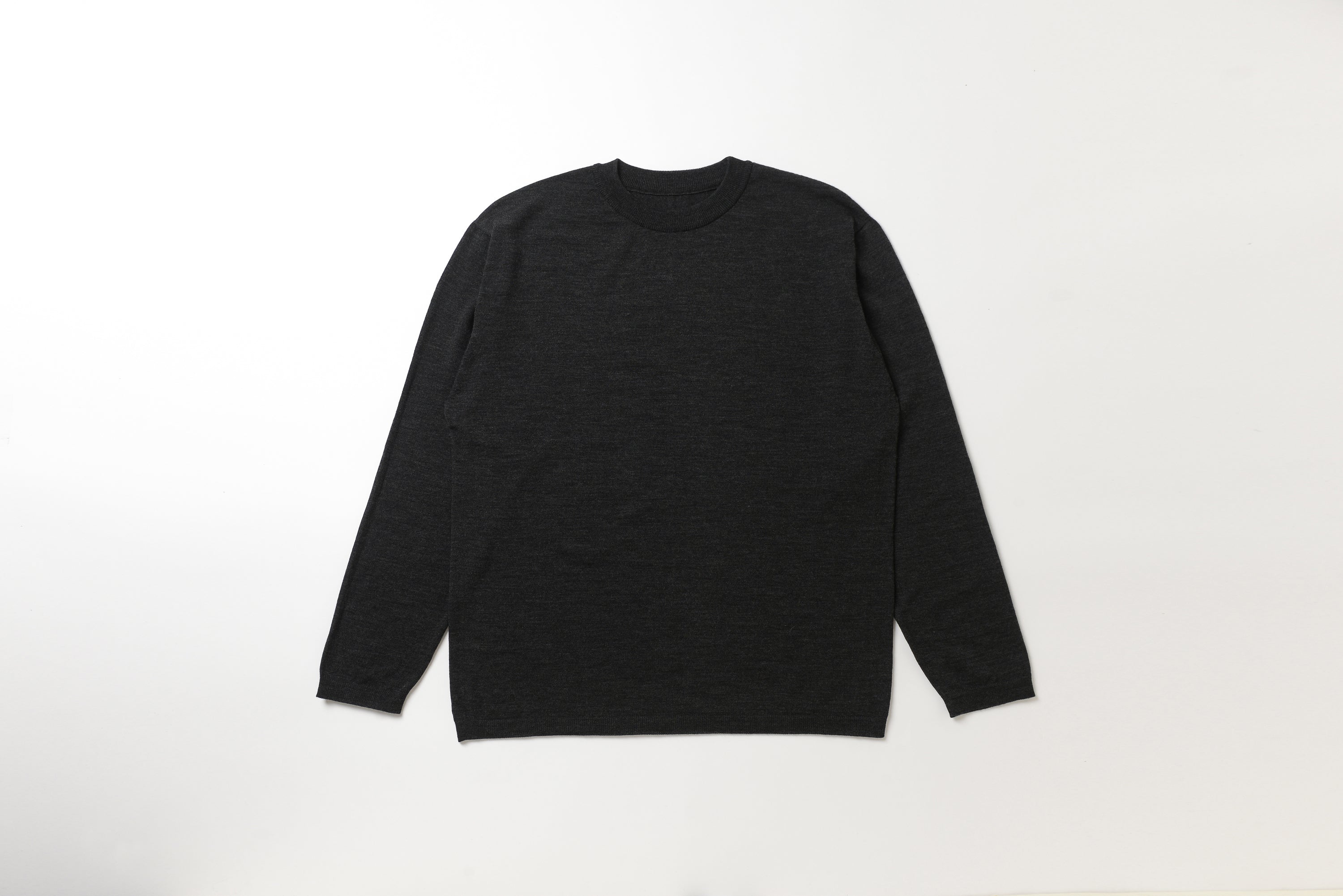 Merino Wool Tee Charcoal Gray [メリノウールT チャコールグレー